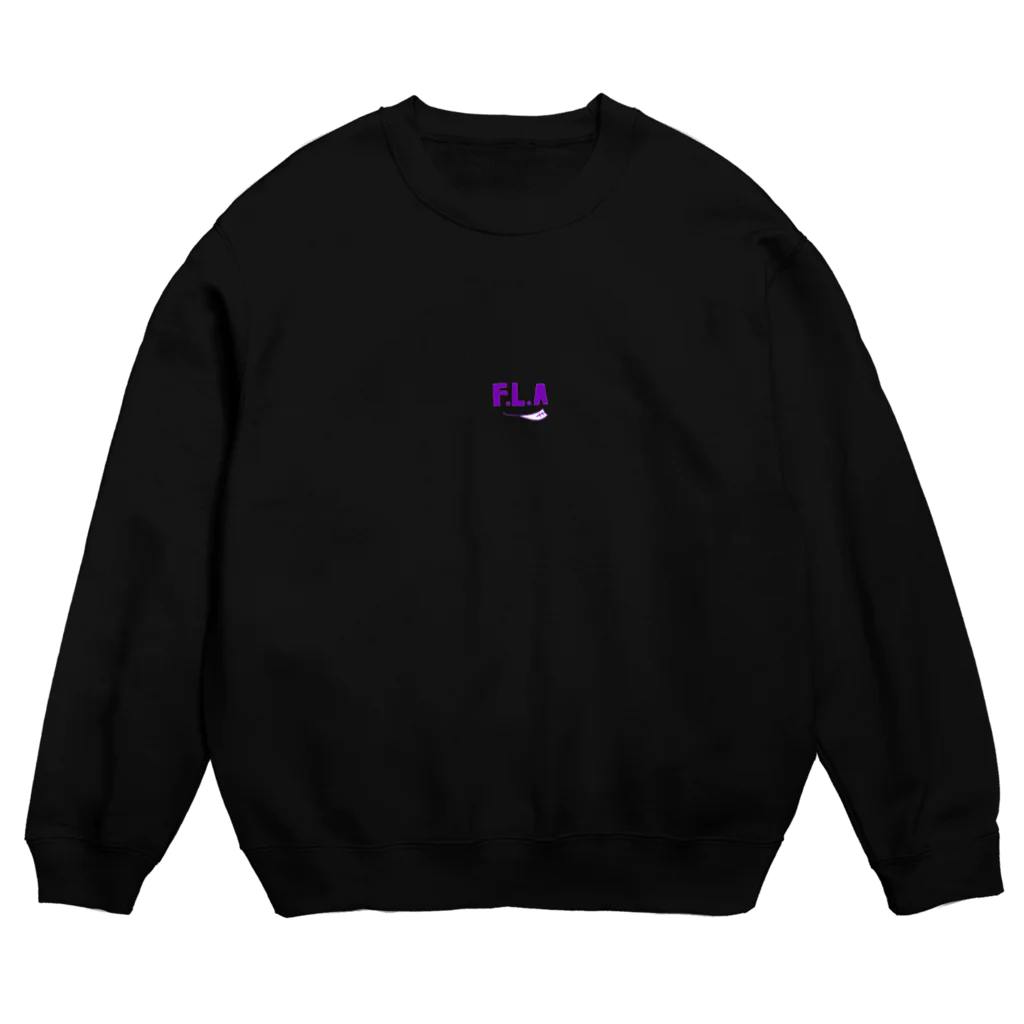 気まぐれガレージのスウェット(パープル) Crew Neck Sweatshirt