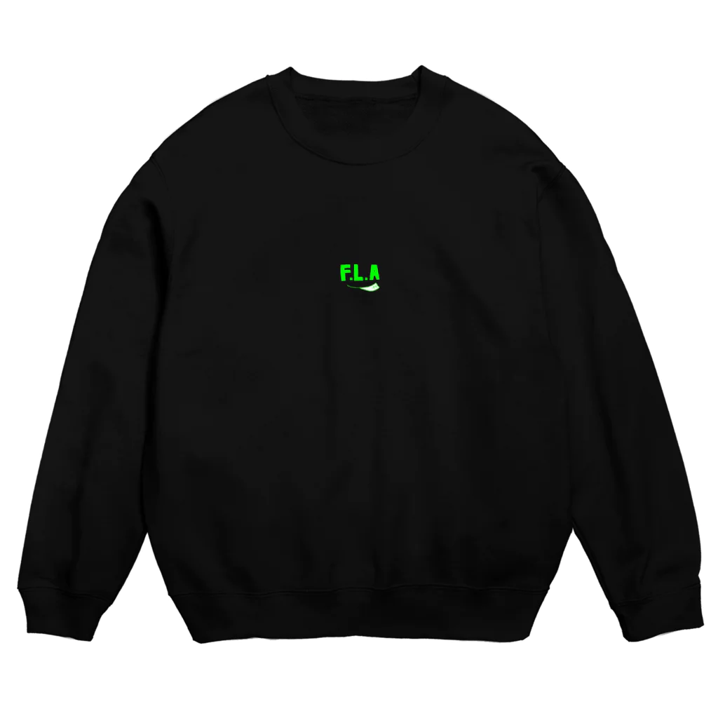 気まぐれガレージのスウェット(ライム) Crew Neck Sweatshirt