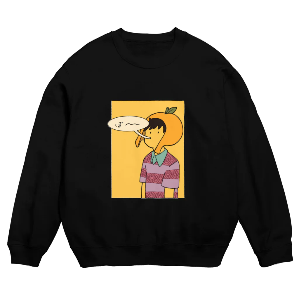 ぽつぶのぽ〜（わーちゃん） Crew Neck Sweatshirt