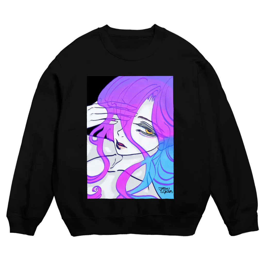 JAKU_LUSHAのFantôme de bonbons Crew Neck Sweatshirt