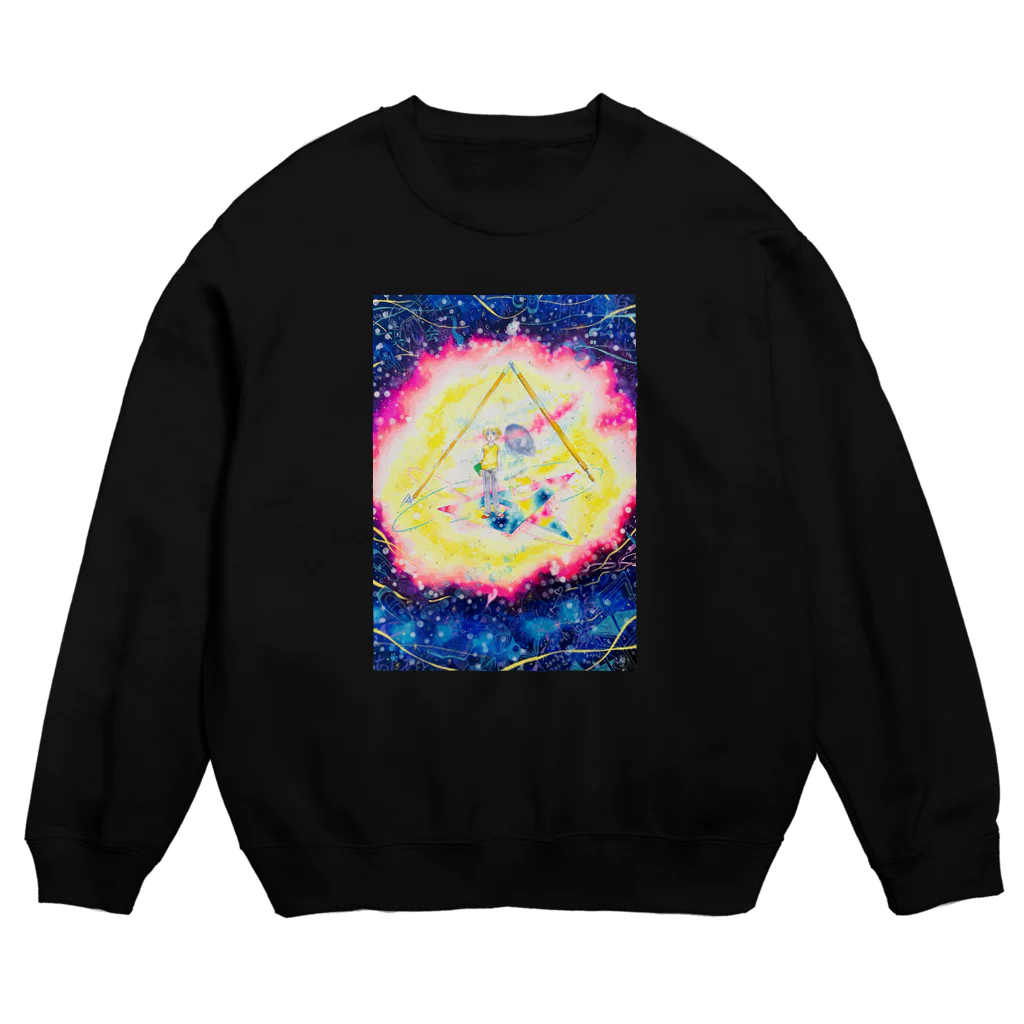 柊 ひおの憧憬、思い出、そしてノスタルジー Crew Neck Sweatshirt