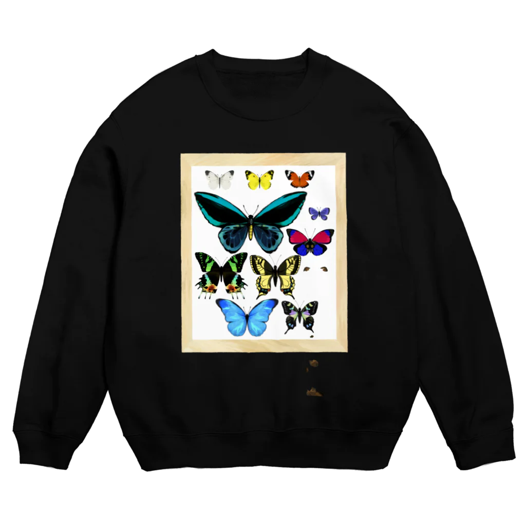 かもの蝶々 Crew Neck Sweatshirt