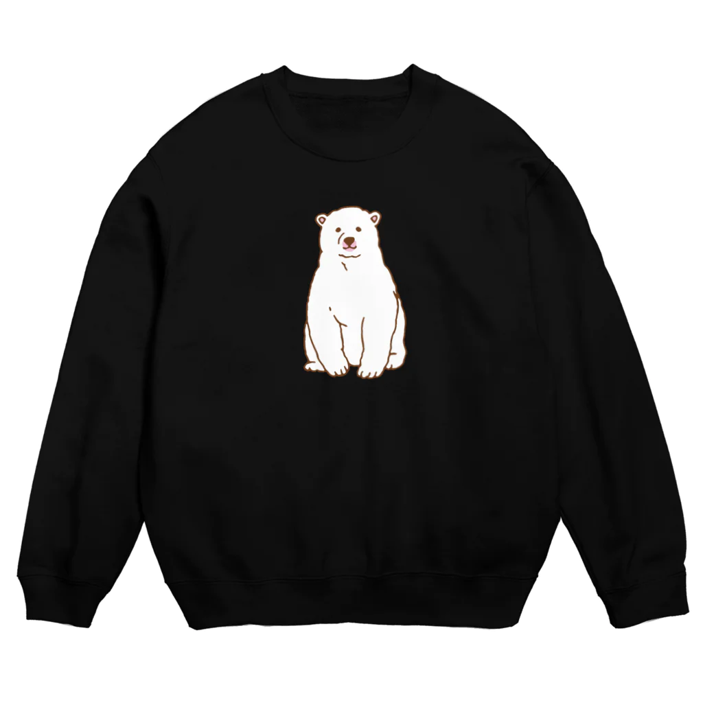 シロクマのもぐもぐさんのシロクマのもぐもぐさん Crew Neck Sweatshirt