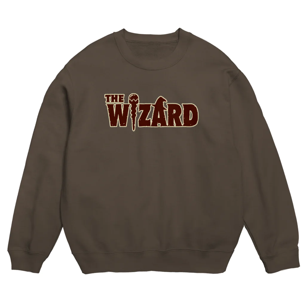 indigo_blue_moonのTHE WIZARD (魔法使い) ロゴ Crew Neck Sweatshirt