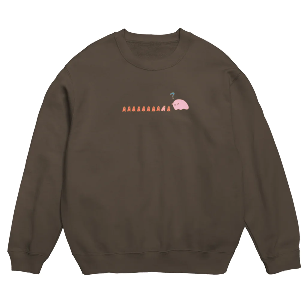 こむぎ（muimugi）のあれ？ どれ？ Crew Neck Sweatshirt