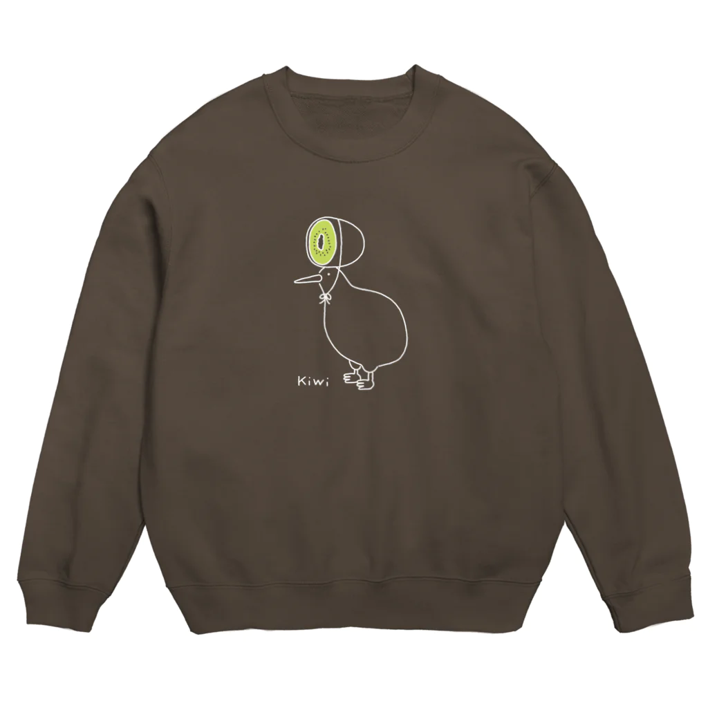 mmfumのキウイとキーウィ　(濃い色用です) Crew Neck Sweatshirt