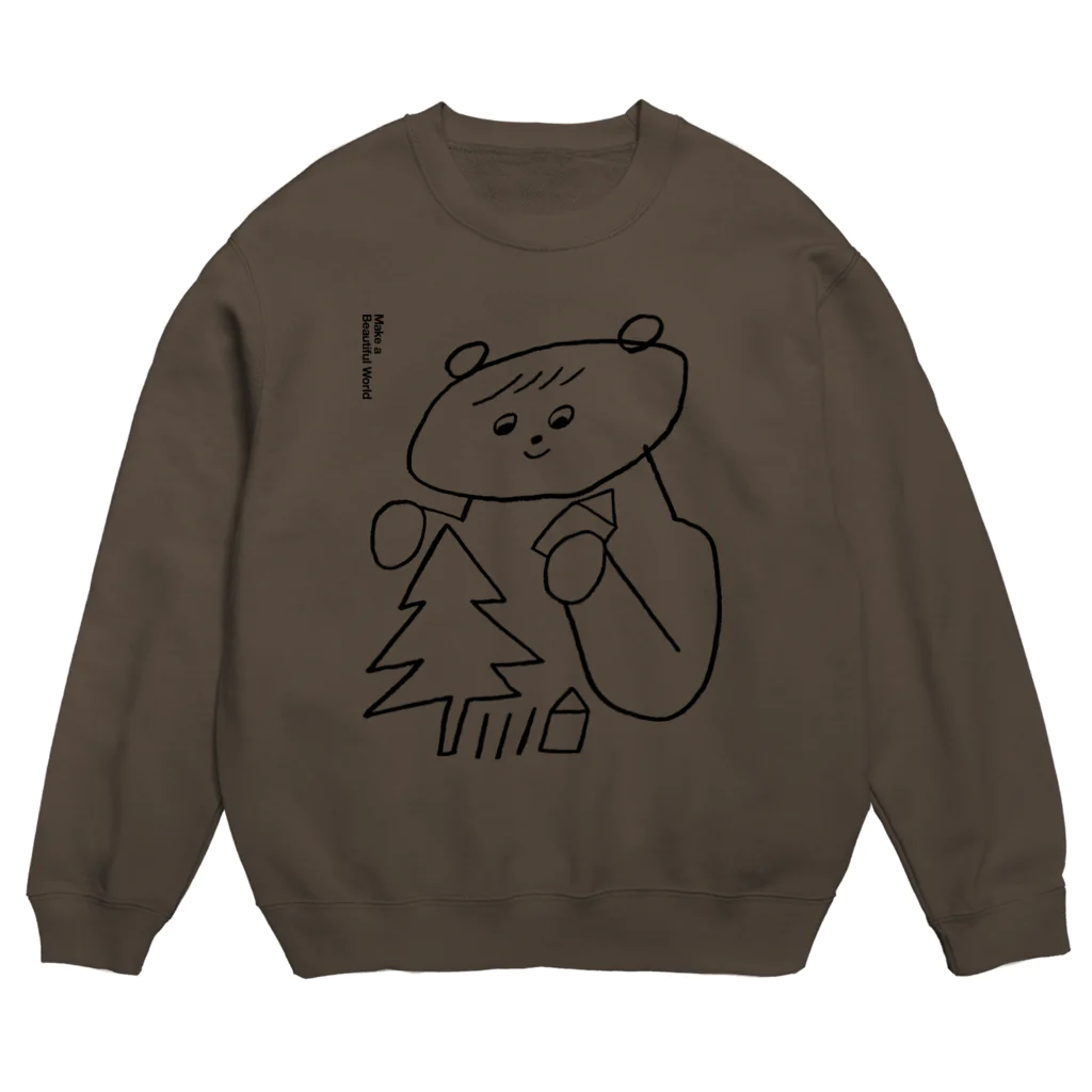 killdiscoのうつくしいせかい Crew Neck Sweatshirt