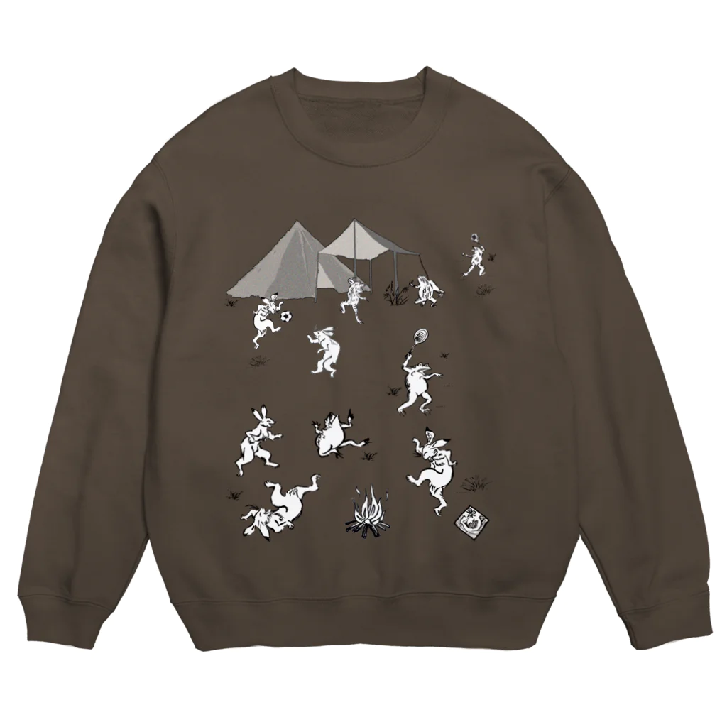 WAMI ARTの野営(キャンプ) Crew Neck Sweatshirt