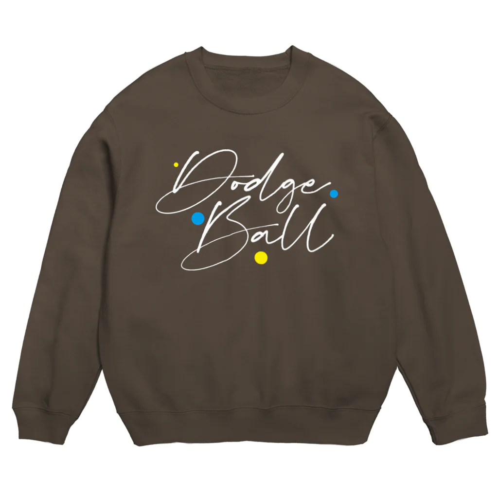 WLDのhandwriting dodge ball Crew Neck Sweatshirt