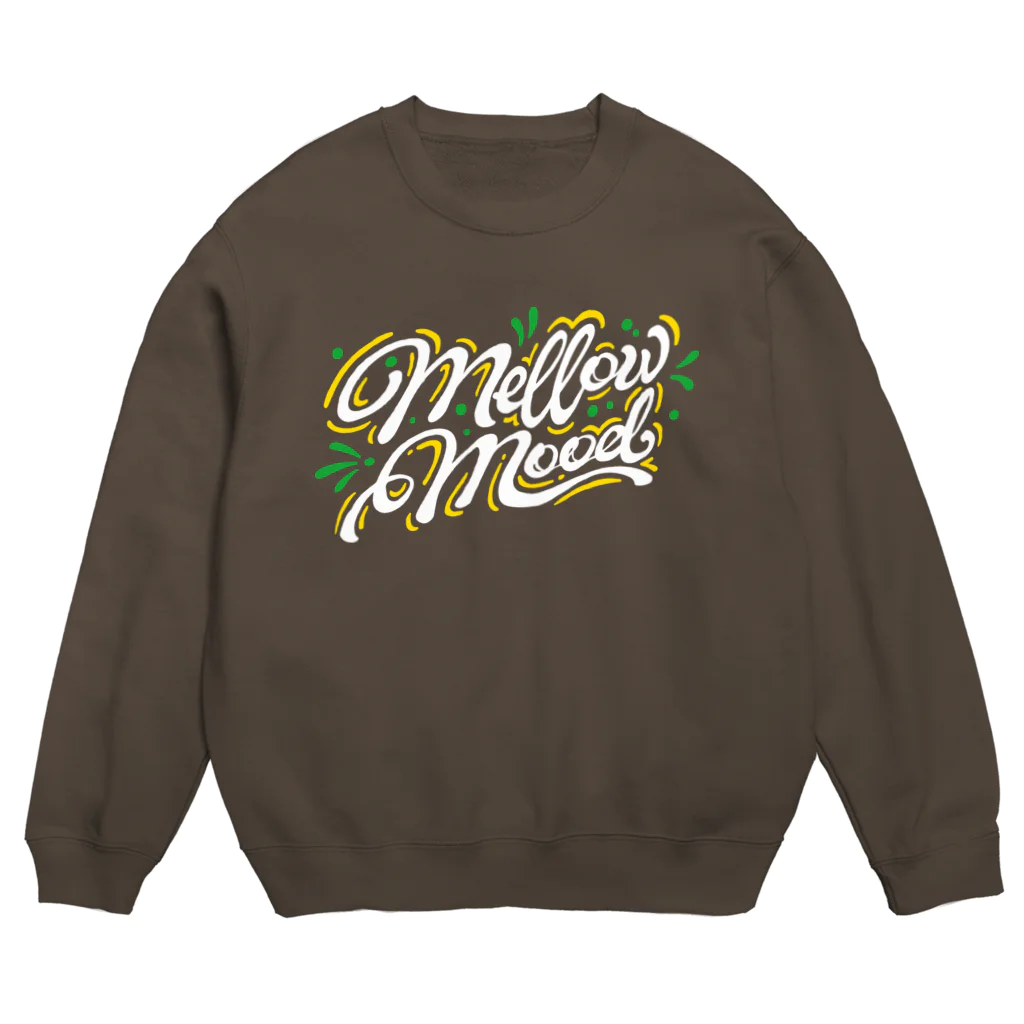 Art Studio TrinityのMELLOW MOOD【濃色ベース】 Crew Neck Sweatshirt