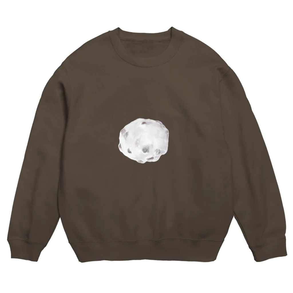 THE世界図案室 familyのお父ちゃん豆大福 Crew Neck Sweatshirt