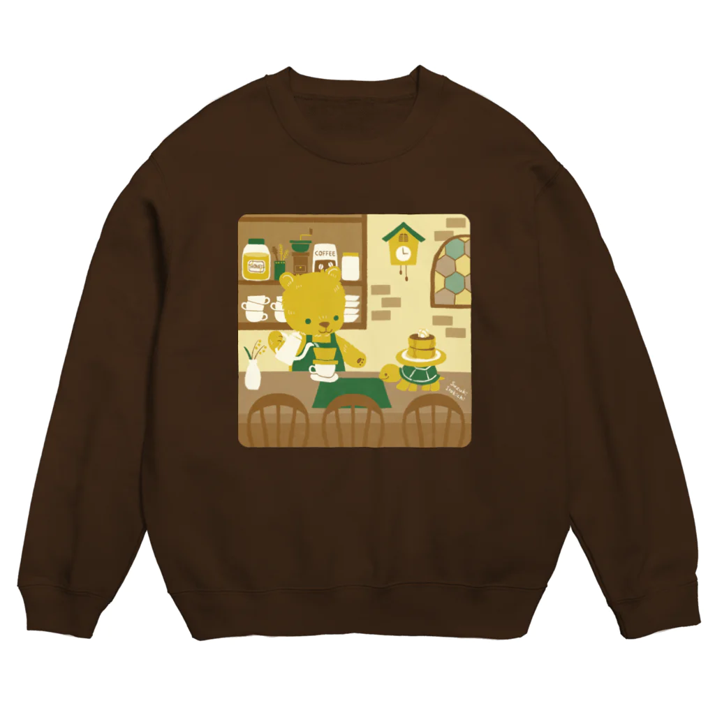 すずきいときちの喫茶【はちのす】 Crew Neck Sweatshirt