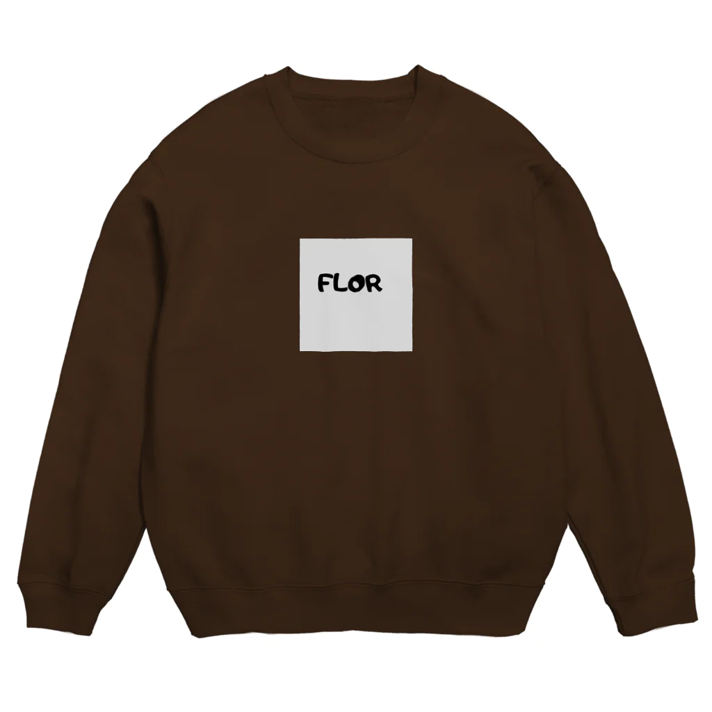 シンプルロゴの☆flor☆ Crew Neck Sweatshirt