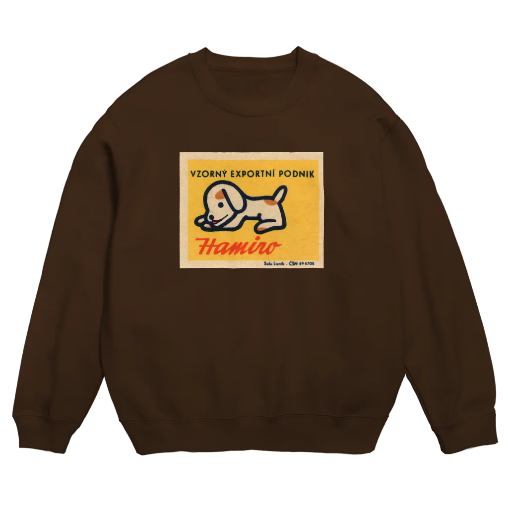 YS VINTAGE WORKSのチェコ　子犬 Crew Neck Sweatshirt