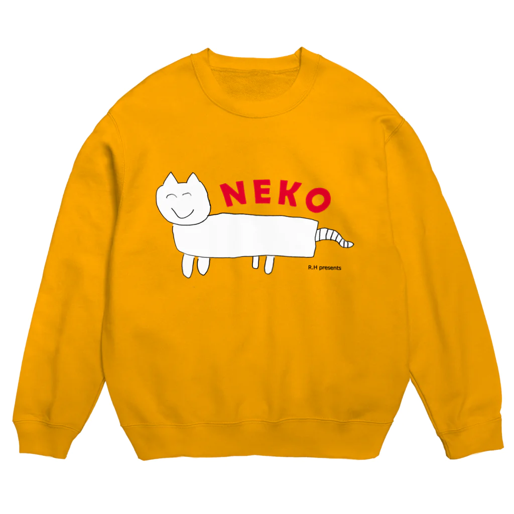 ぞうちゃんショップのねこ（小2） Crew Neck Sweatshirt