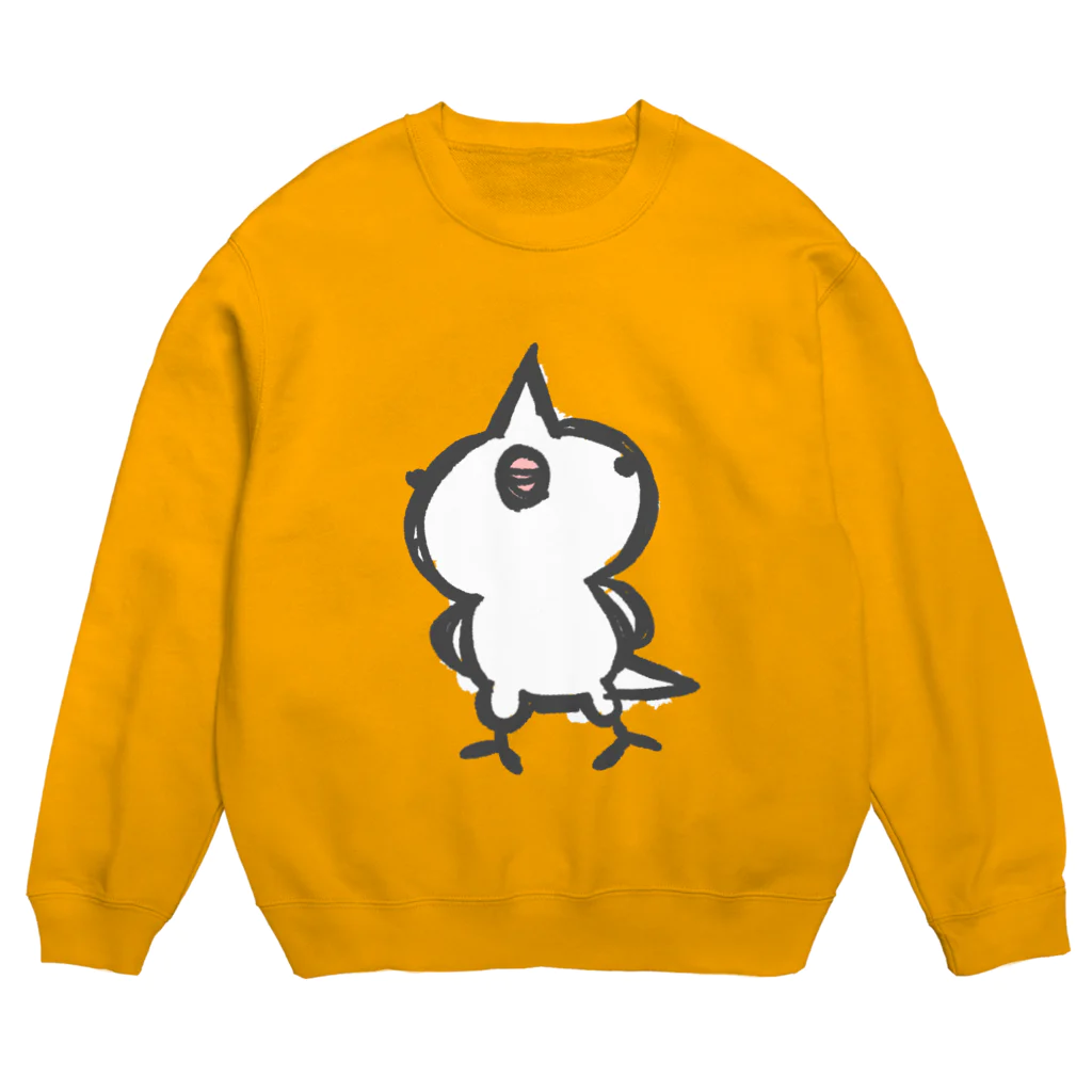 うめだのグッズショップのドヤオカメ　アルビノ Crew Neck Sweatshirt