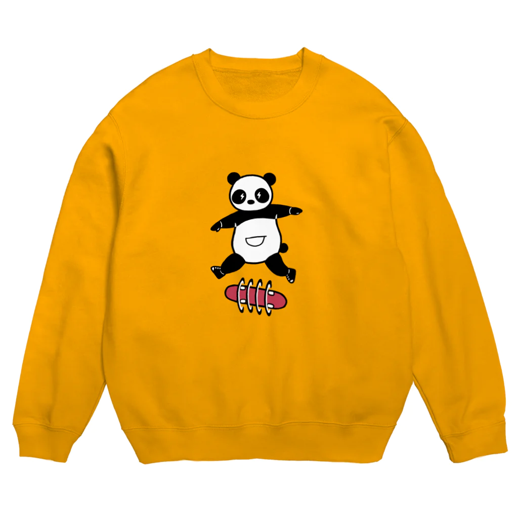 リュウラクドウのイナズマの目を持つパンダ Crew Neck Sweatshirt