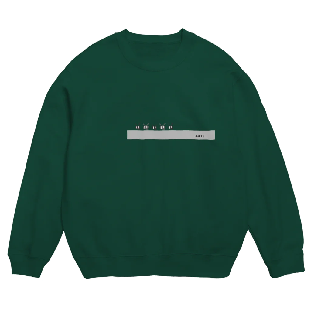 gogoteam54のありのおさんぽ🐜グレスケ Crew Neck Sweatshirt