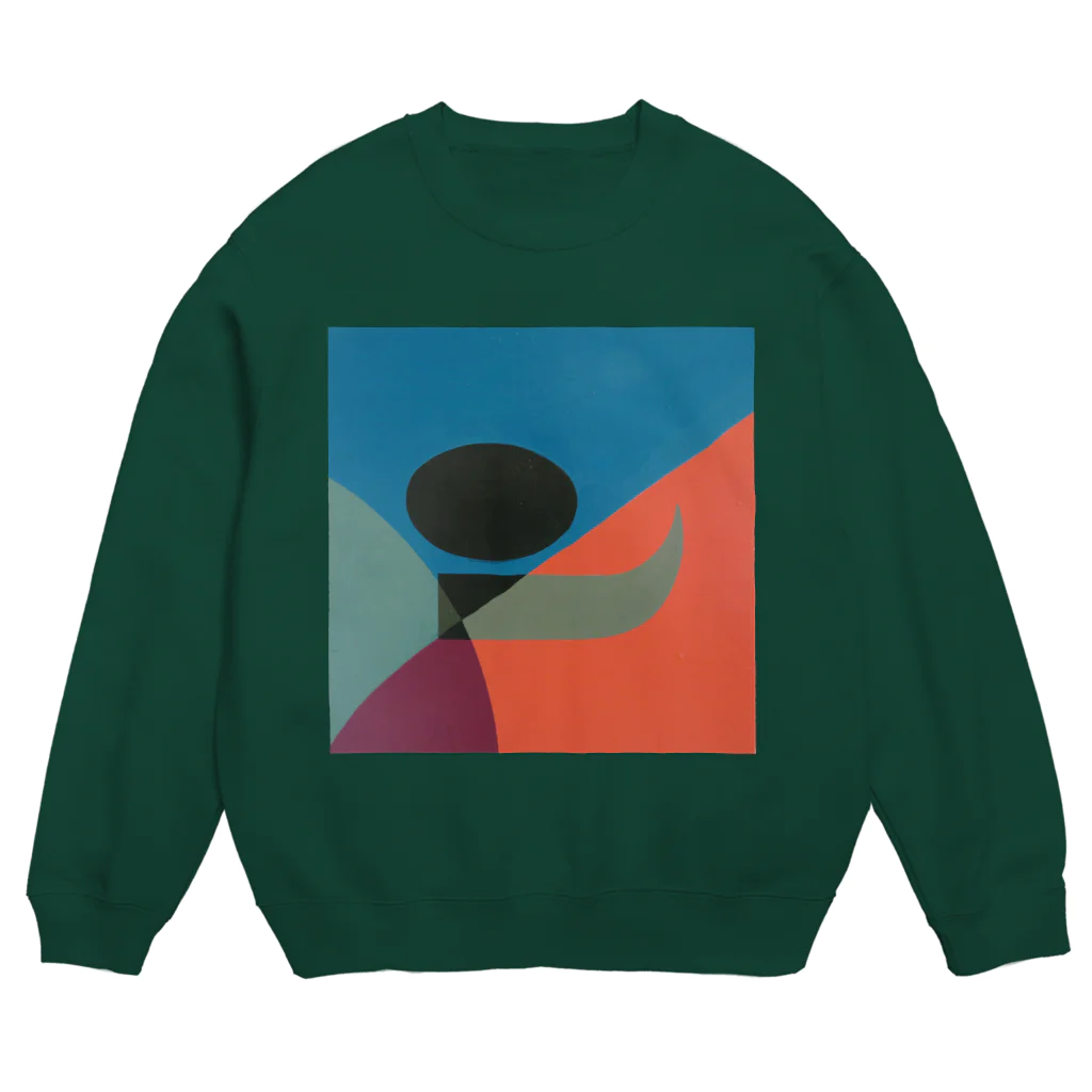 レターオールソーツのKaleidoscope 万華鏡 Katakana series ン Crew Neck Sweatshirt