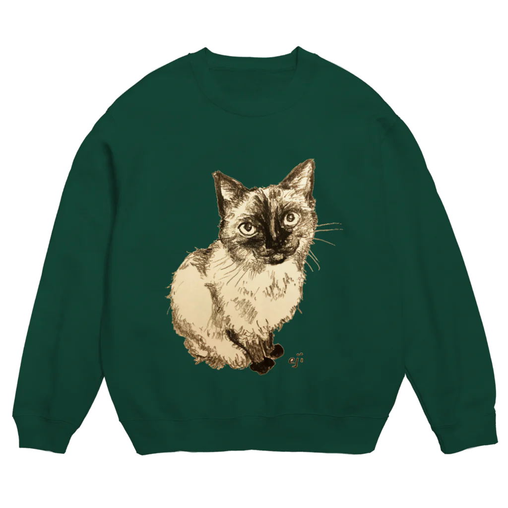 ててのお店のeji Crew Neck Sweatshirt