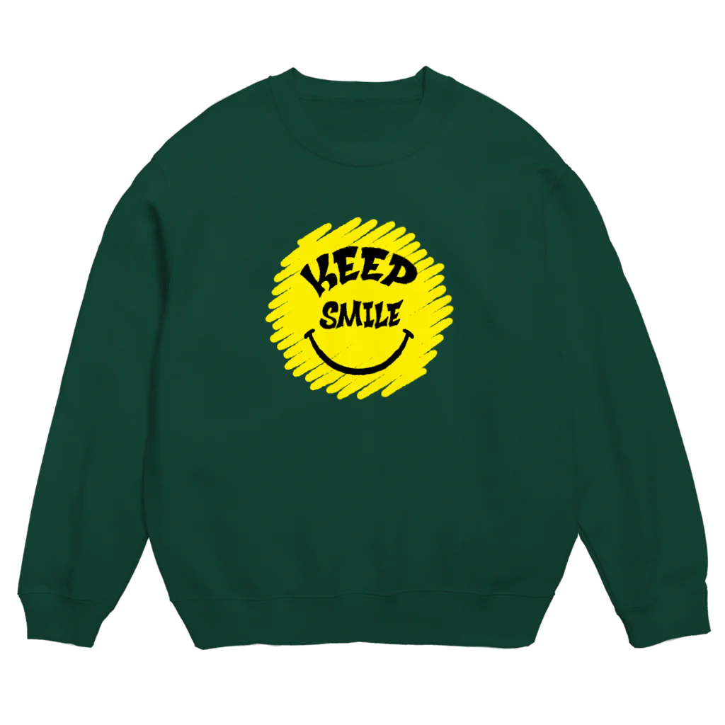 Art Studio TrinityのKEEP SMILE Crew Neck Sweatshirt