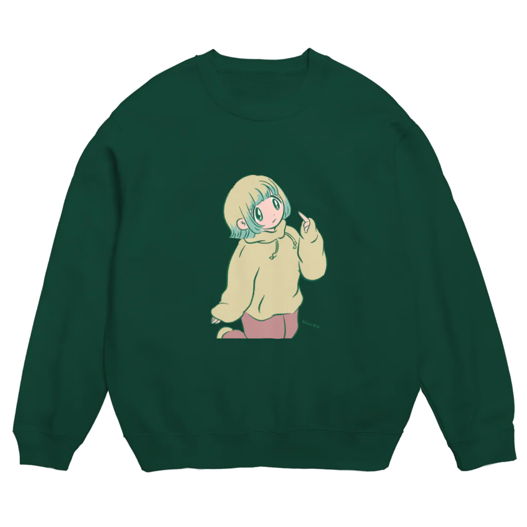 微々子(Viviko)の私のハナシしてる？ Crew Neck Sweatshirt