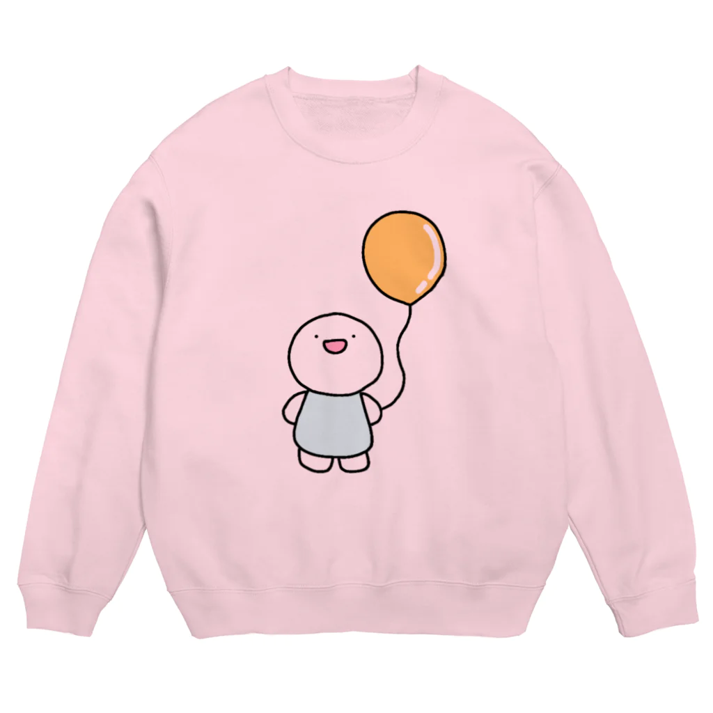 もちもちハウスのコロちゃんと風船 Crew Neck Sweatshirt