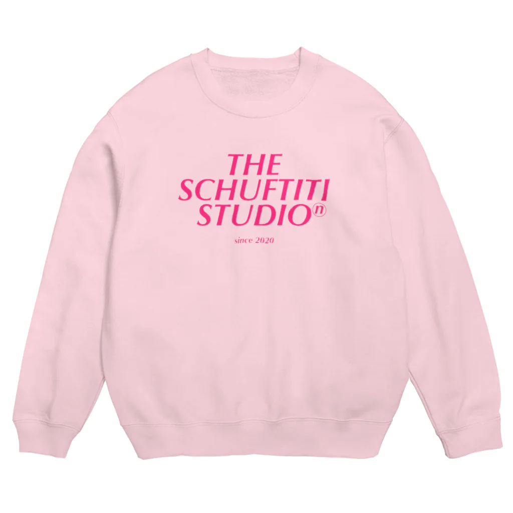 Schuftiti (シュフティティー)のThe Schuftiti Studio (ピンク) Crew Neck Sweatshirt