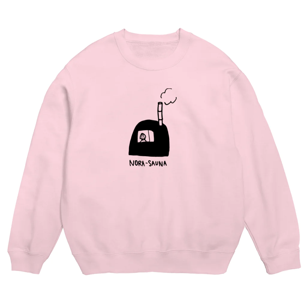 NORA-SAUNAの【絵柄大きめ背景抜け】NORA-SAUNA Crew Neck Sweatshirt