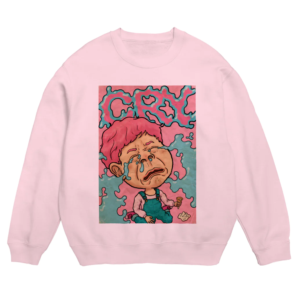 taisheeのCRY Crew Neck Sweatshirt