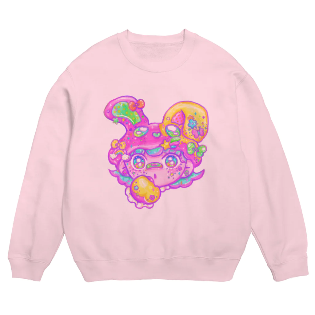 ♡かなえるちゃんハウス♡ の💓ゆめかわちゃん💓 Crew Neck Sweatshirt