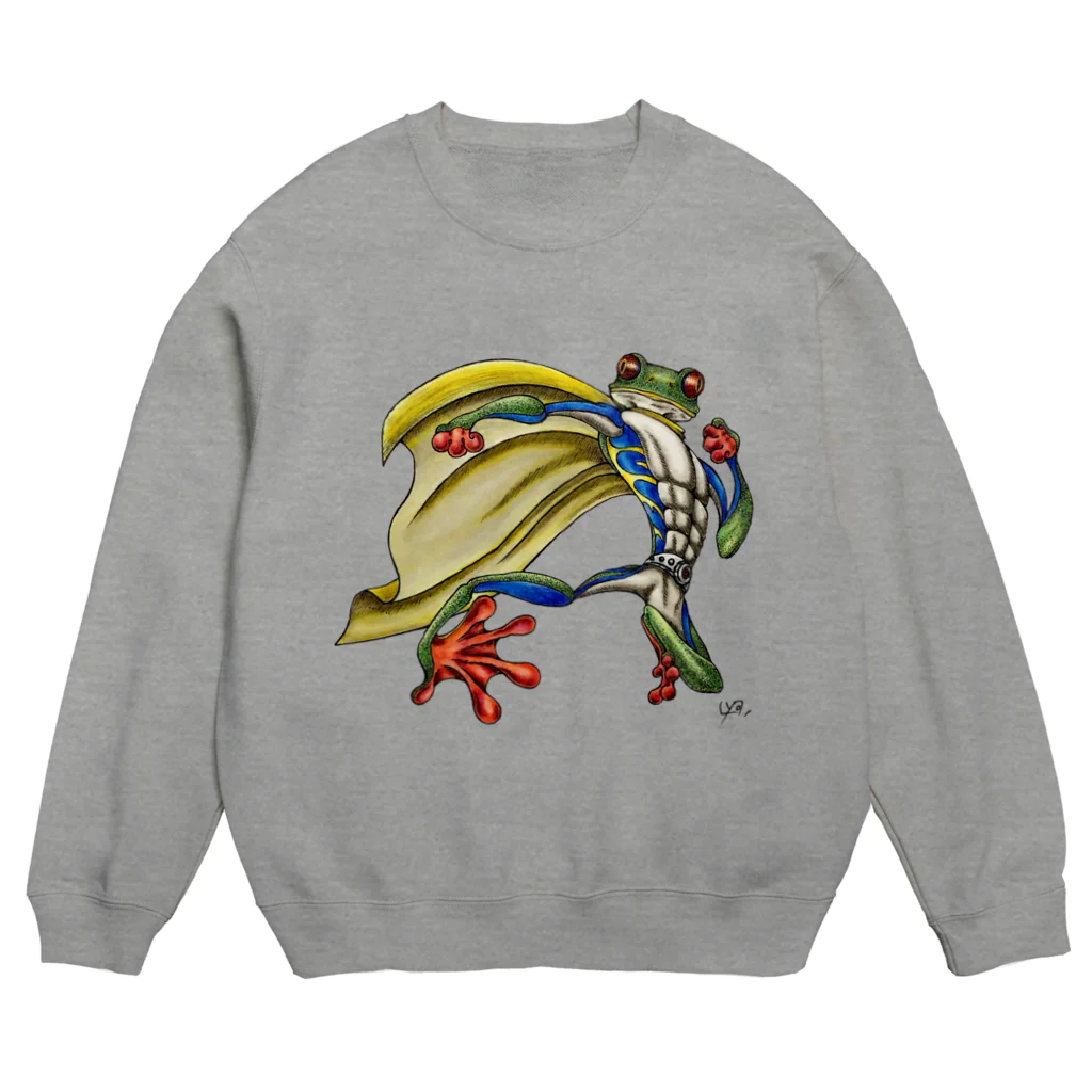 よぷーるのフロッグマン Crew Neck Sweatshirt