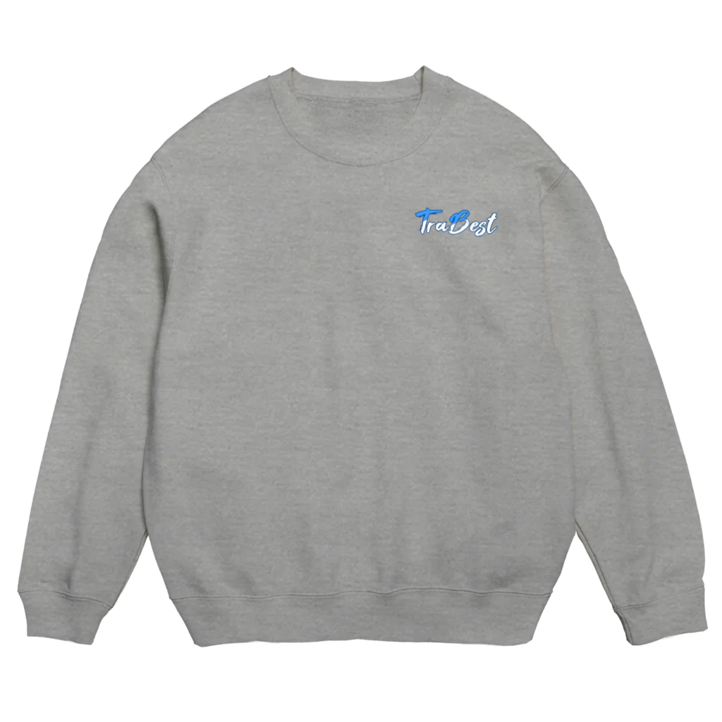 トト / TraBest - コスパの良い旅Vlogの全12色 デフォルトロゴ 前面ワンポイント スウェット Crew Neck Sweatshirt