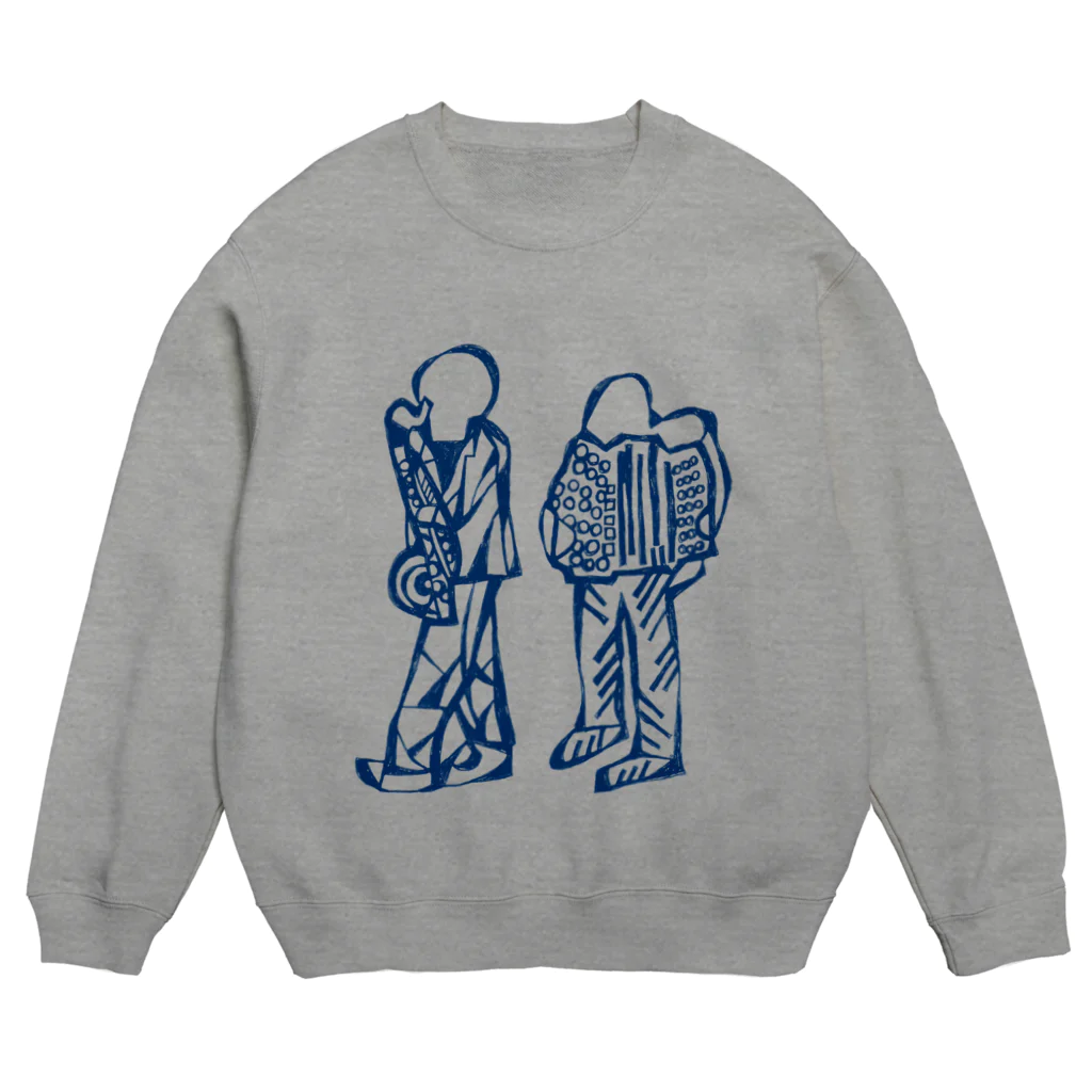 フクハラアキコの【audace × フクハラアキコ】laperirostum盤面柄 Crew Neck Sweatshirt