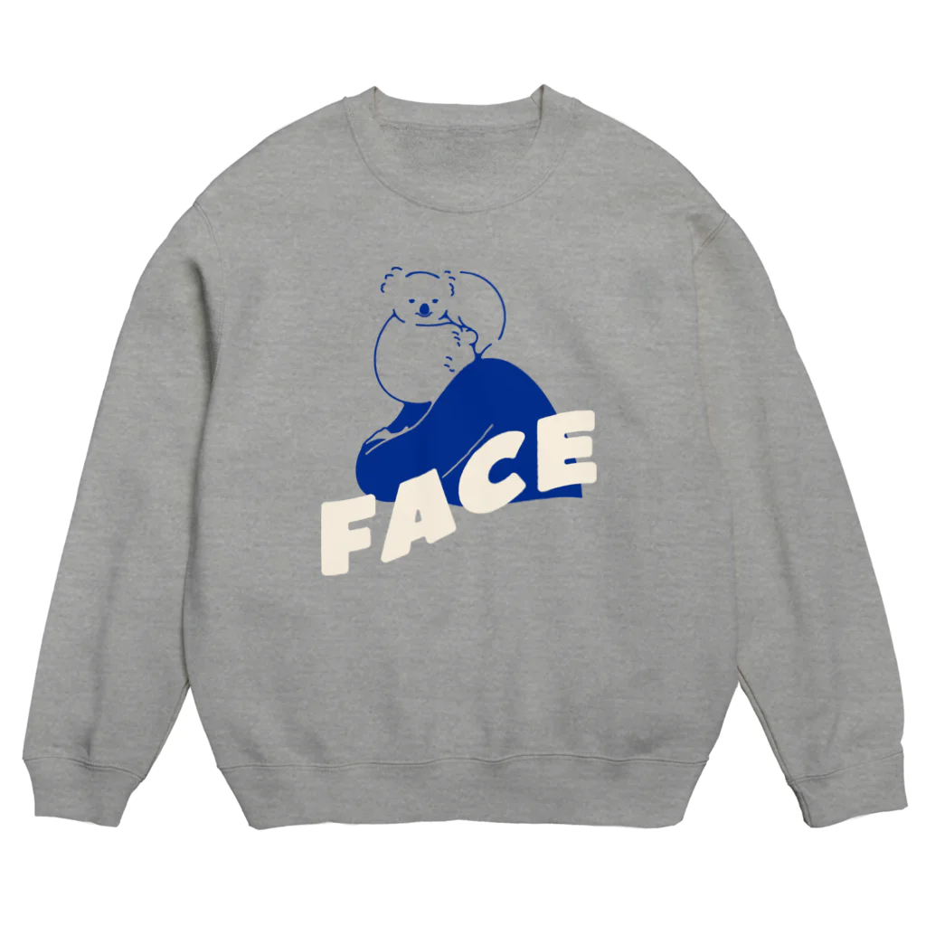 コアラのコアラ オン フェイス Crew Neck Sweatshirt