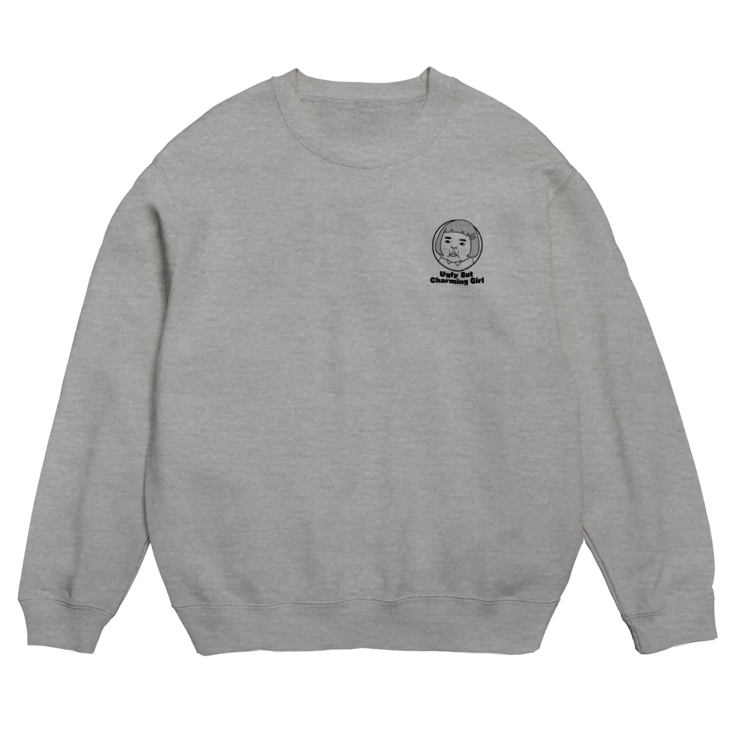 キャロライン企画の憎めないブスEnglish Crew Neck Sweatshirt