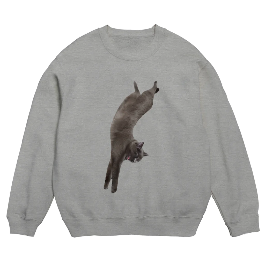 たぬきらんどの逆立ちTANUKI Crew Neck Sweatshirt