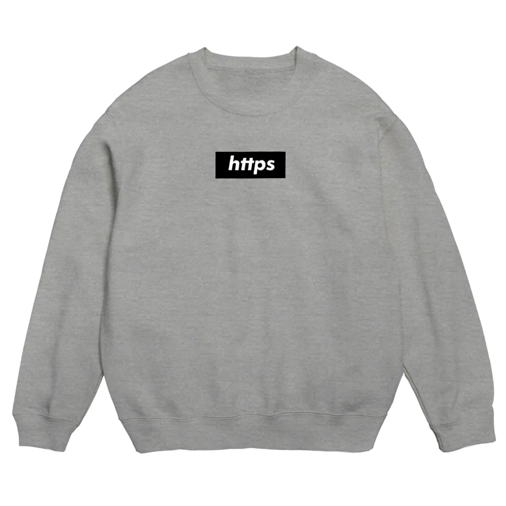 https clothingsのhttps box logo Crew Neck Sweatshirt