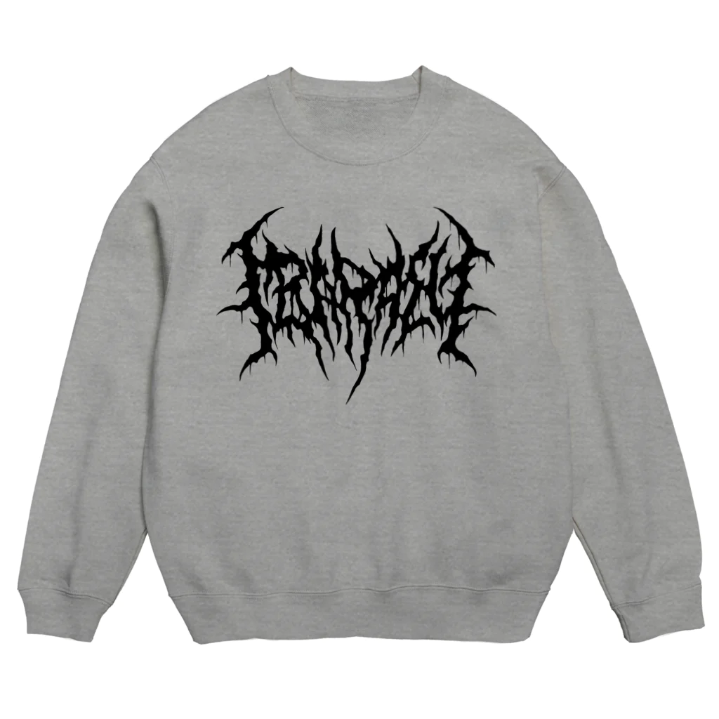 Toshihiro Egawa Artのデスメタル茨城 / DEATH METAL IBARAKI Crew Neck Sweatshirt