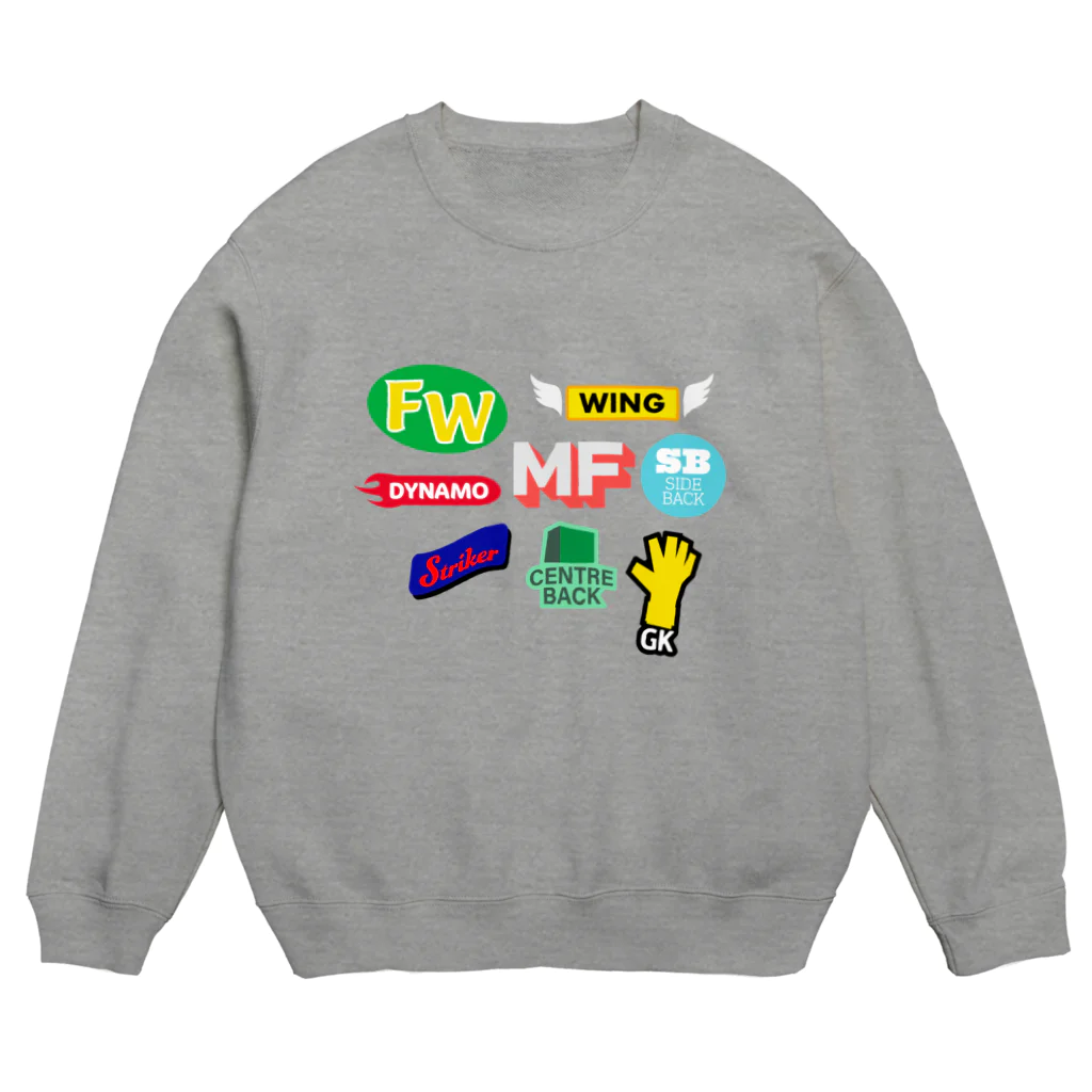 KAWAGOE GRAPHICSのサッカーワッペン Crew Neck Sweatshirt