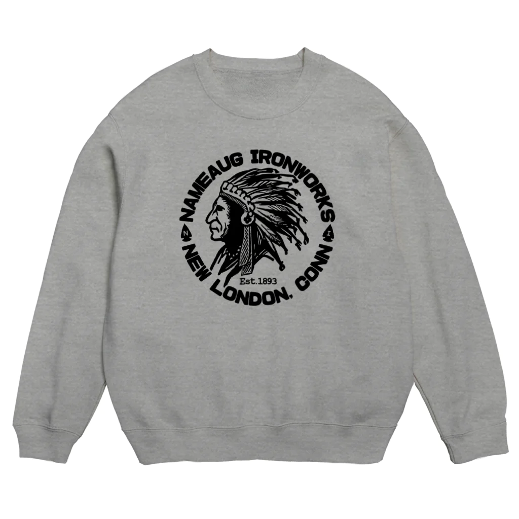 CRUTHのNAMEAUG IRONWORKS - NEW LONDON, CONN. USA Crew Neck Sweatshirt