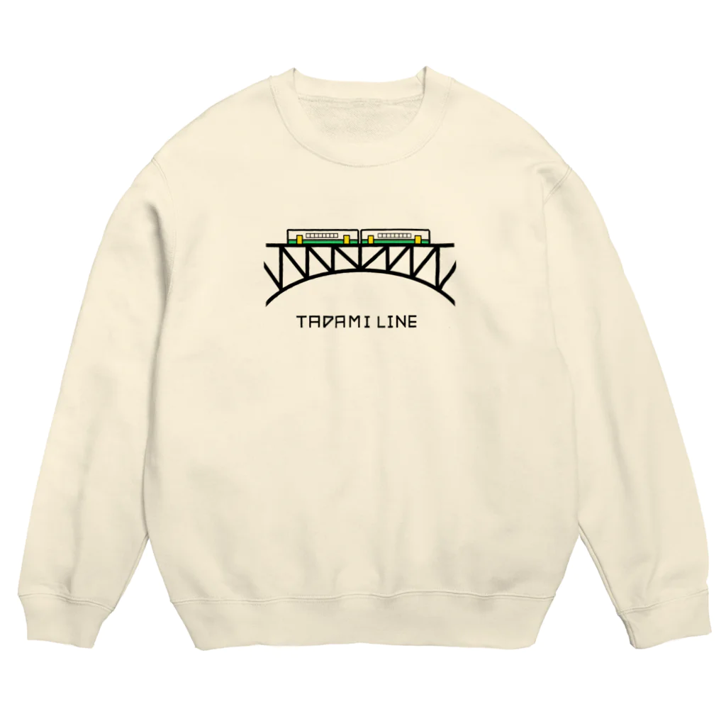 CHIYONの【只見線】橋梁とキハE120形🚃🌉 Crew Neck Sweatshirt