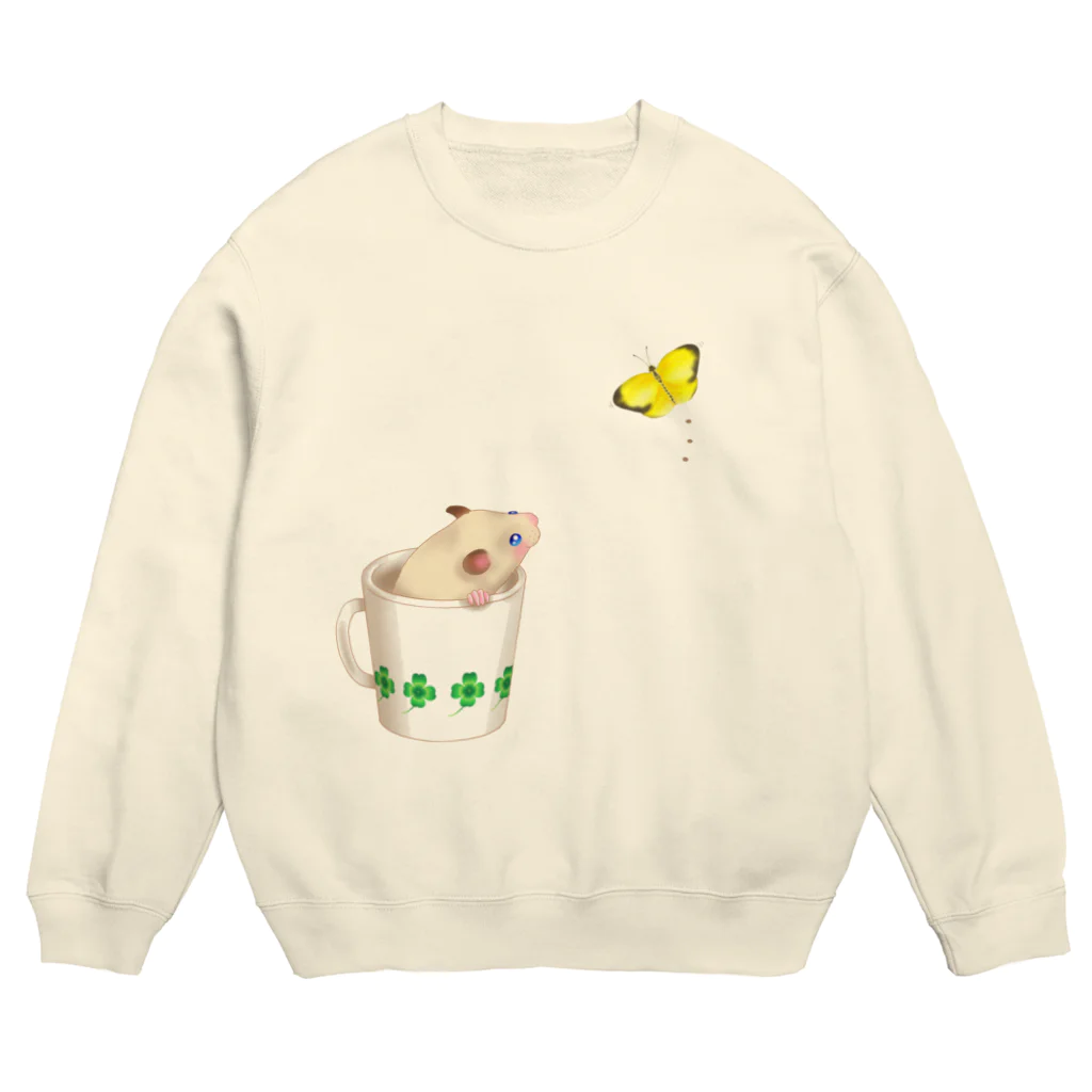 AriyamaSayuriの今日ものんびり。きんハムちゃん Crew Neck Sweatshirt