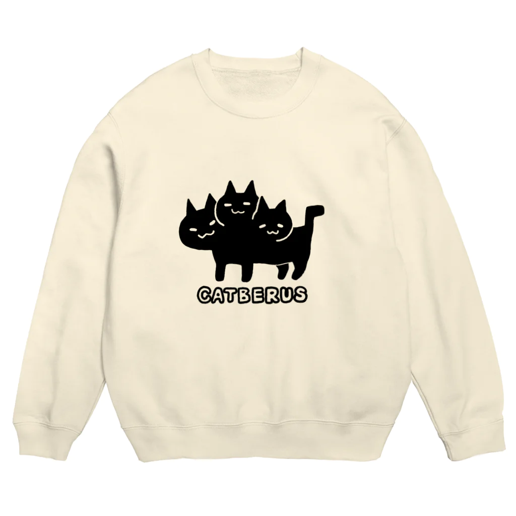 桜居春斗のネコベロスちゃん Crew Neck Sweatshirt