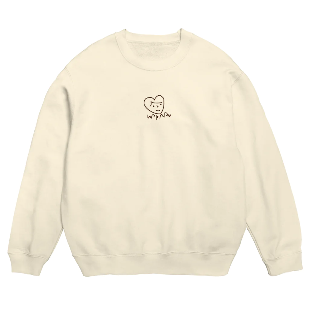 mandarinshopのwakaruくんセンター Crew Neck Sweatshirt