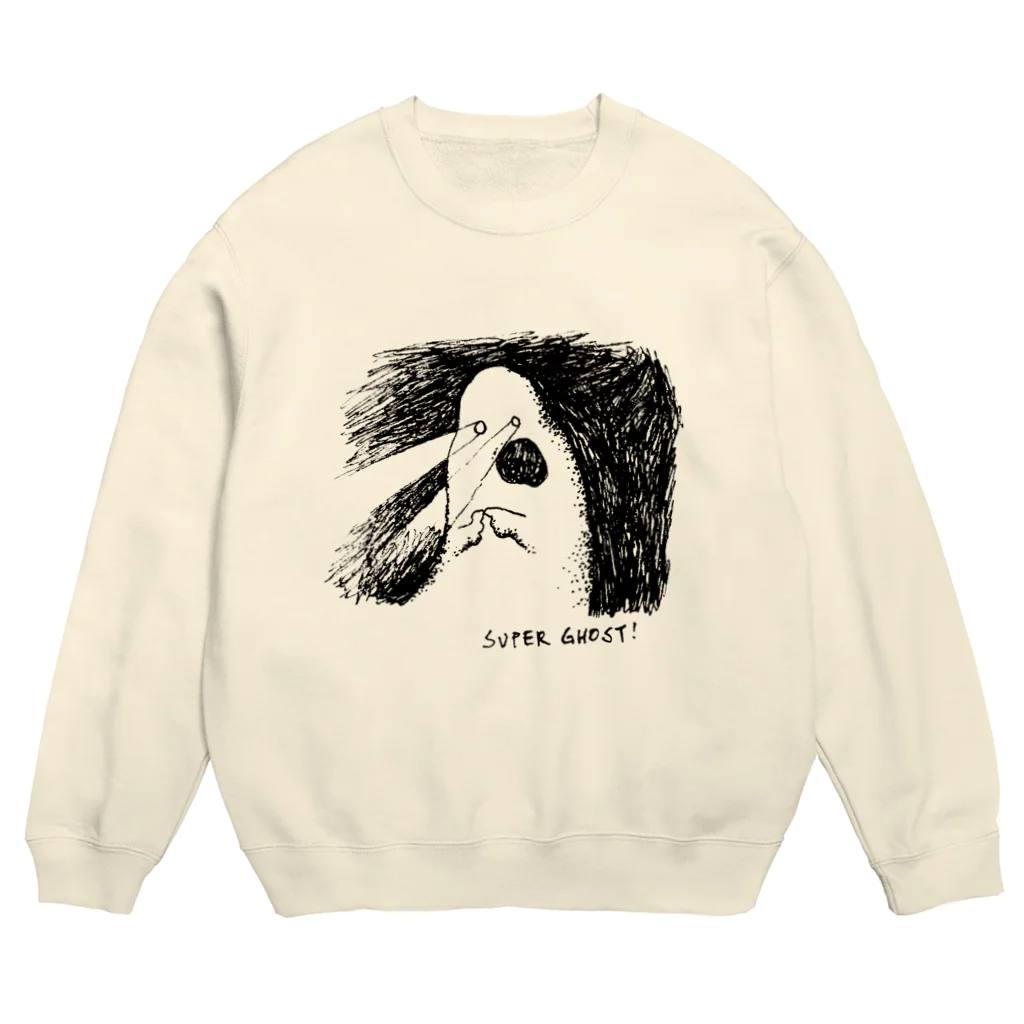 Merry Christmas ShopのSuper Ghost Crew Neck Sweatshirt