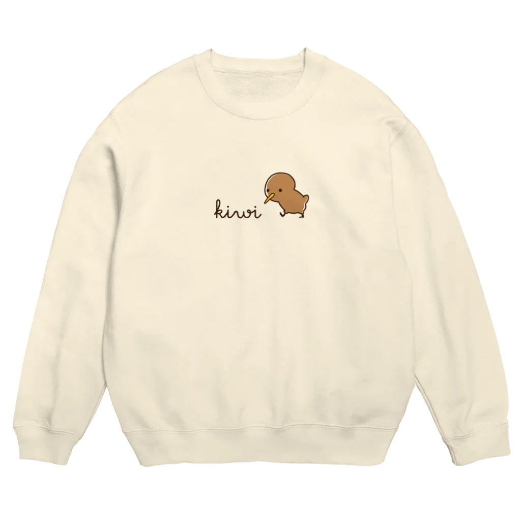 Kucchのとことこキウイくん（カラー） Crew Neck Sweatshirt