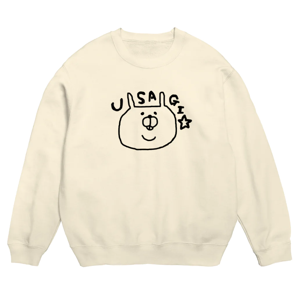 USAGIのうさぎさん Crew Neck Sweatshirt