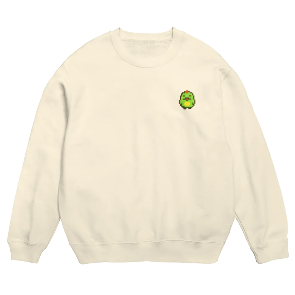 ぽやいのゆるキャラストアのドットのニヤちゃん Crew Neck Sweatshirt