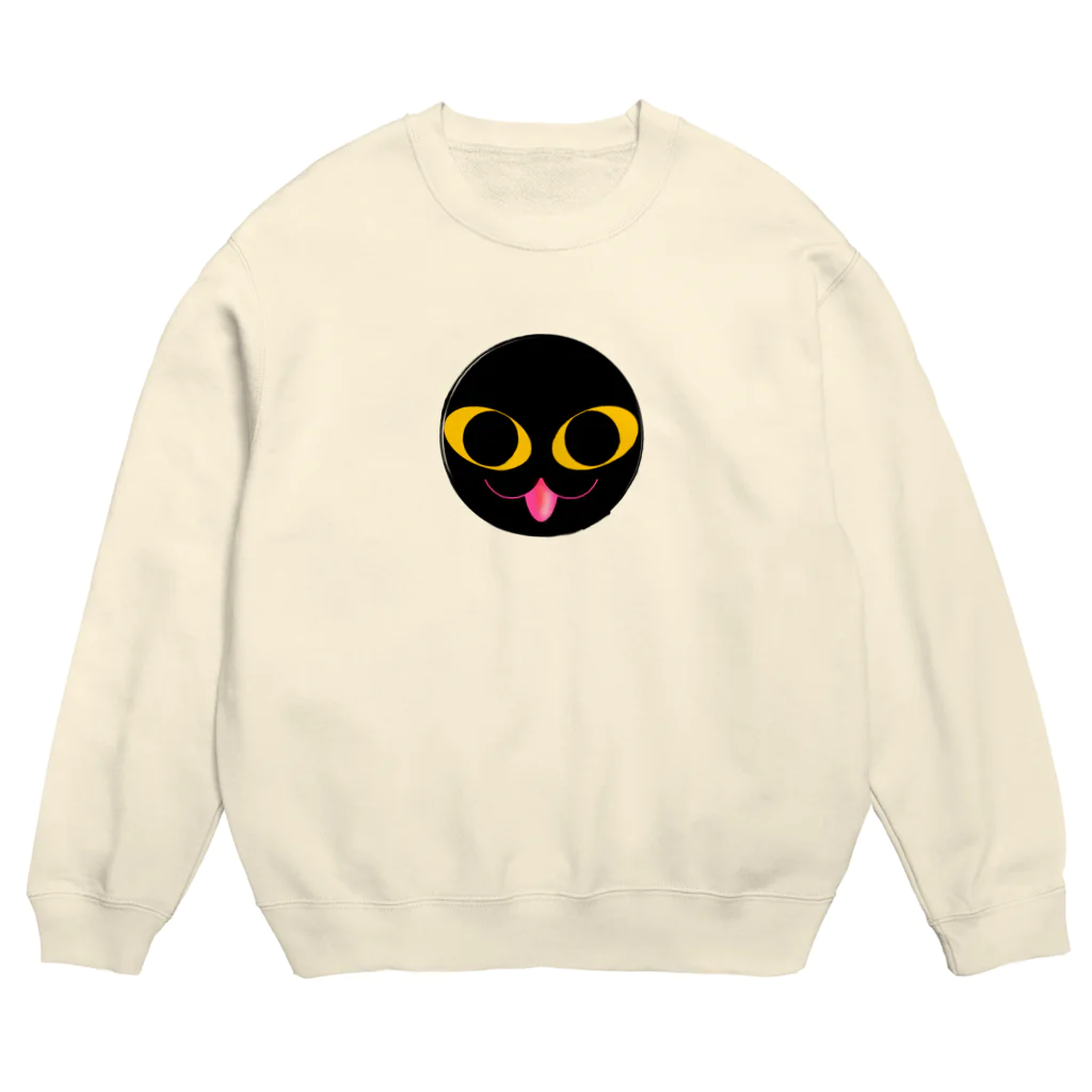 倭solのクロネコマルちゃん Crew Neck Sweatshirt